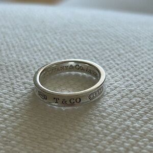 Tiffany & Co. 1837 Sterling Silver Ring 925